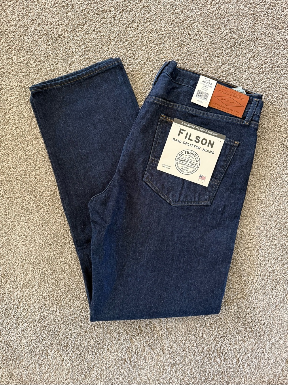 Filson Rail-Splitter Jeans - Picture 2 of 3